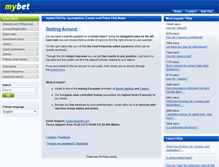 Tablet Screenshot of help.mybet.com